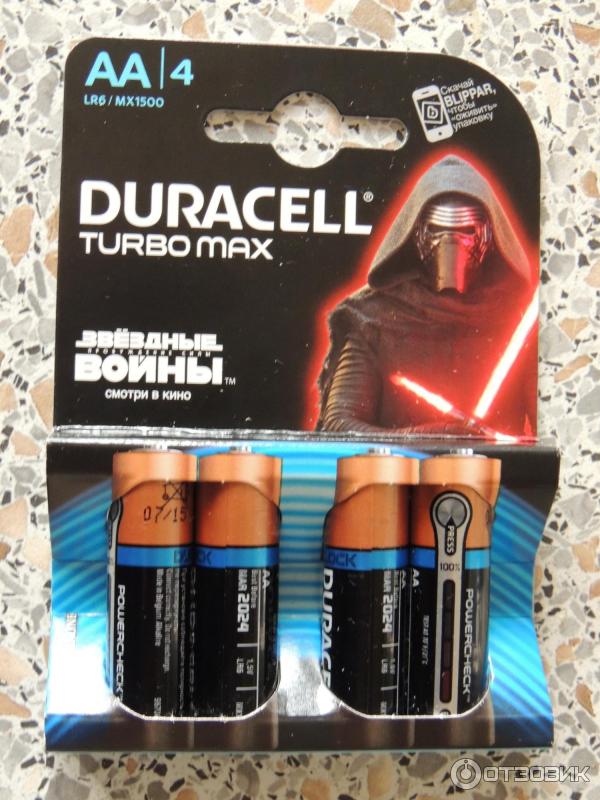 Батарейки Duracell Turbo Max AA фото