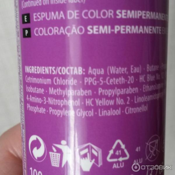 Отзыв о Оттеночный мусс для волос Schwarzkopf Igora Expert Mousse | Мне ...