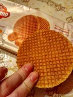 Вафли Яшкино Голландские с карамельной начинкой фото