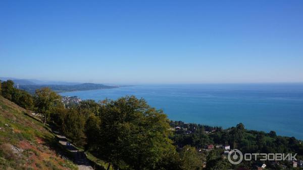 Вид на море с первой смотровой площадки