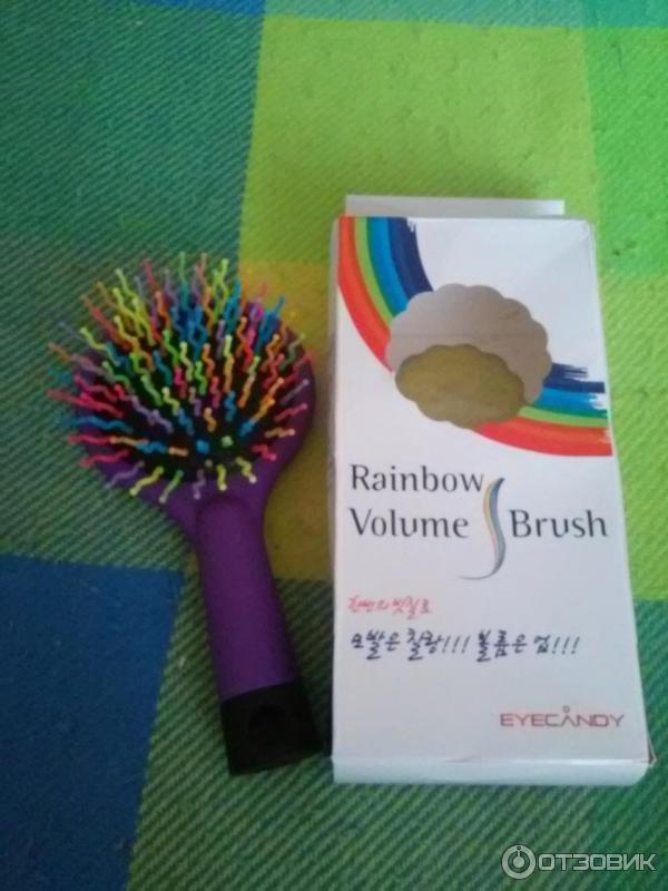 Щетка для волос Eyecandy Rainbow Volume Brush фото