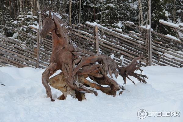 Резиденция карельского Деда Мороза (Россия, Паккайне) фото