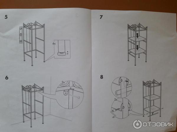 Металлический стеллаж икеа сборка