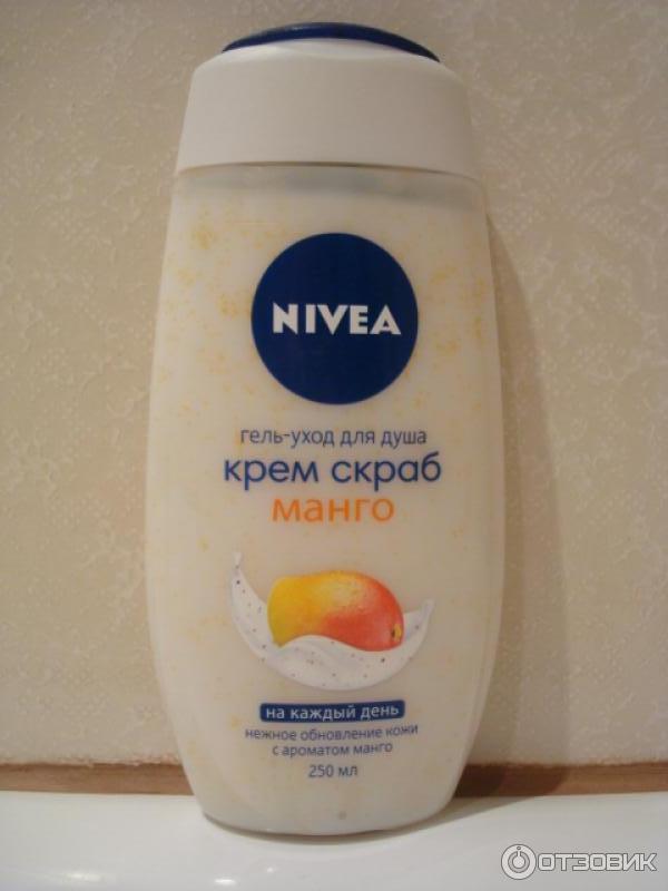 Гель-уход для душа Nivea Крем-скраб Манго