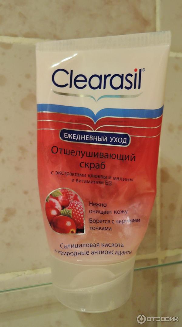 Отшелушивающий скраб Clearasil Ежедневный уход фото