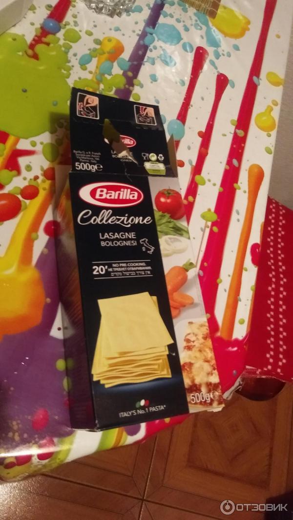 Листы для лазаньи Barilla Collezione Lasagne Bolognesi фото