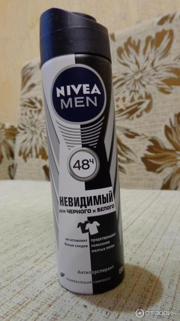 Дезодорант-антиперспирант мужской Nivea Men Невидимый для черного и белого фото