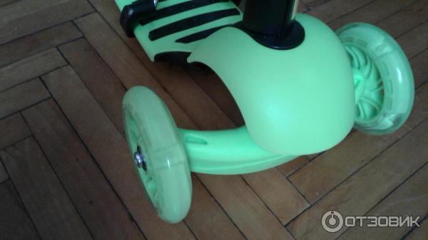 Самокат детский с родительской ручкой scooter mini 5 in 1 фото