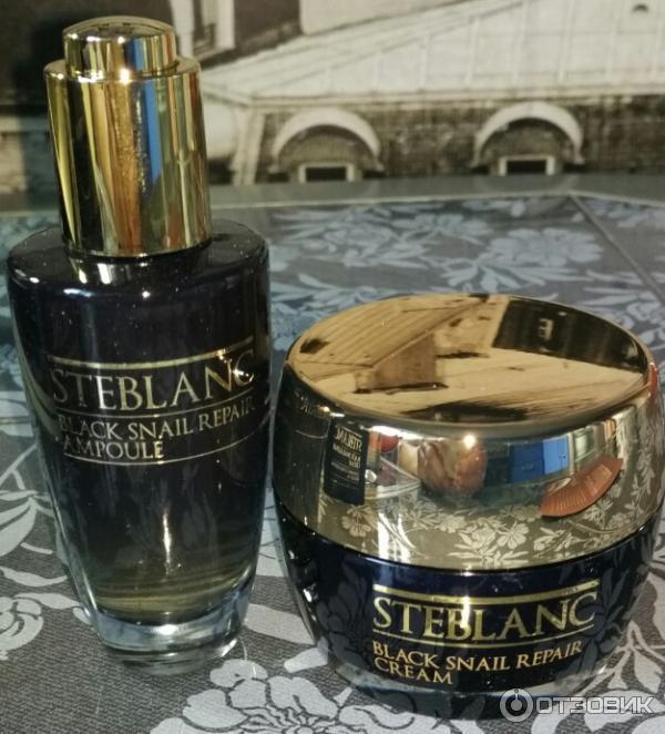 Крем для лица STEBLANC Black Snail Repair Cream фото