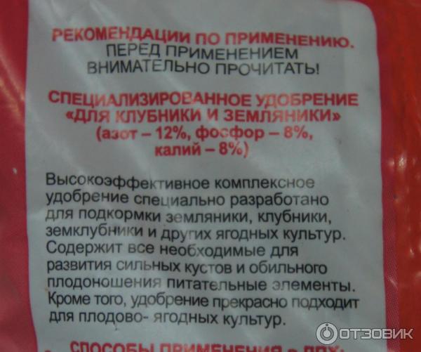 Удобрение для клубники весной для увеличения урожая