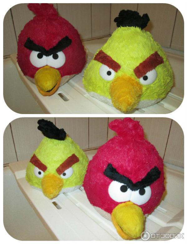 Плюшевые игрушки Angry birds фото