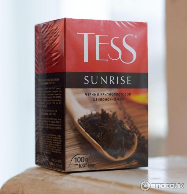 Чай Tess Sunrise Черный крупнолистовой цейлонский