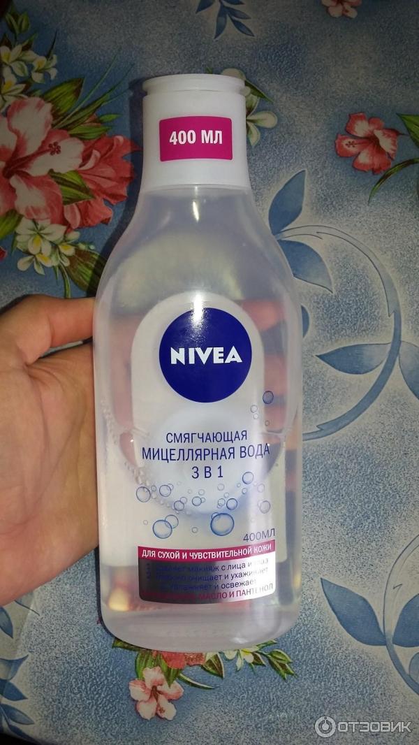 Смягчающая мицеллярная вода Nivea 3 в 1 фото