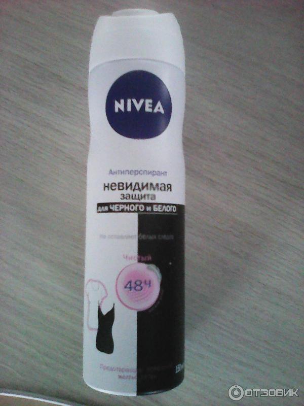 Антиперспирант-спрей Nivea Невидимая защита для черного и белого фото