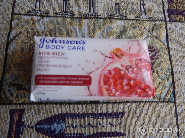 Мыло Johnson's Body Care Vita-Rich преображающее с экстрактом цветка граната фото