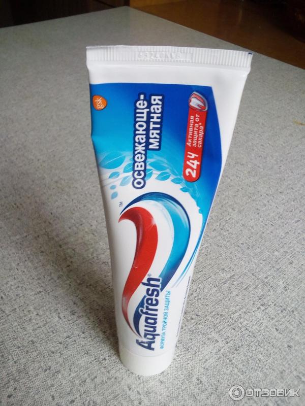 Зубная паста Aquafresh Формула тройной защиты фото