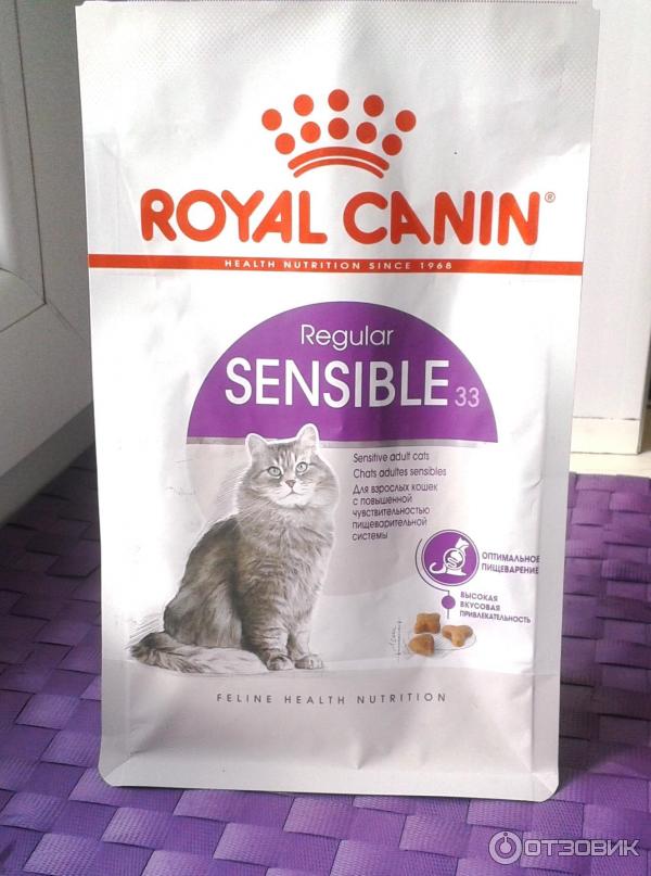 Сухой royal canin sensible