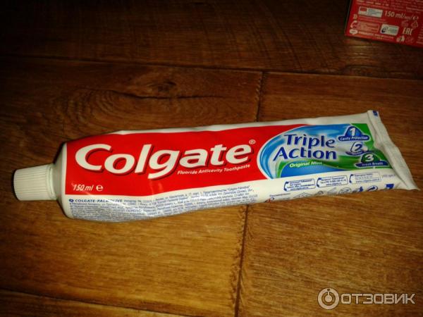 Зубная паста Colgate Тройное действие фото