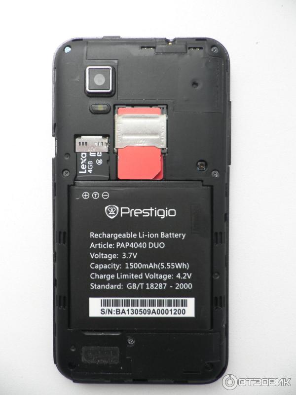 Смартфон Prestigio MultiPhone PAP 4040 DUO фото