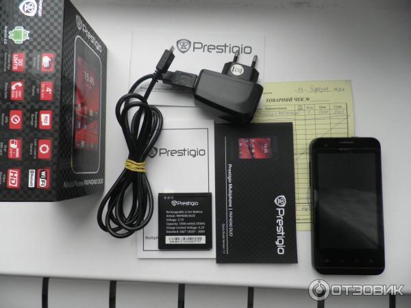 Смартфон Prestigio MultiPhone PAP 4040 DUO фото