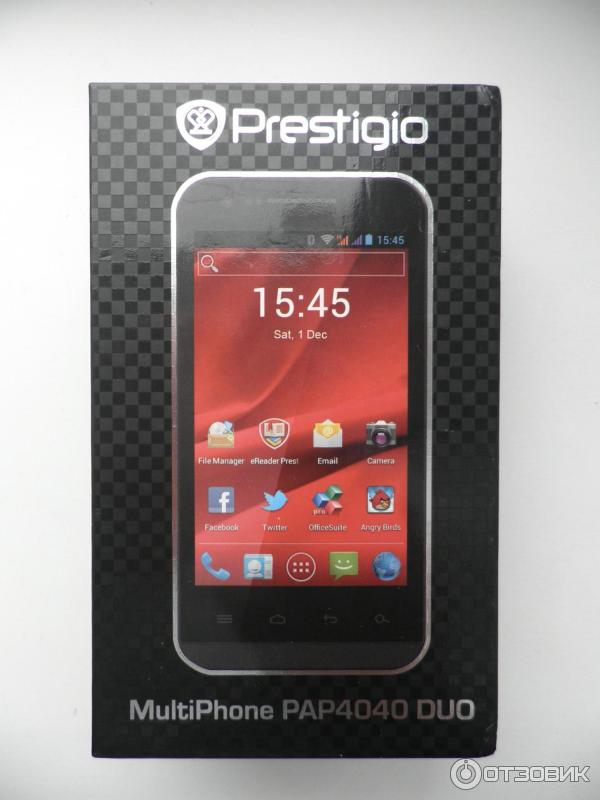 Смартфон Prestigio MultiPhone PAP 4040 DUO фото