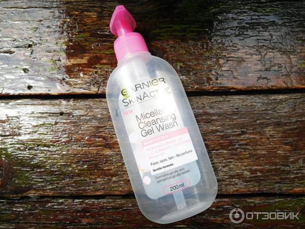 Мицеллярный гель для умывания чувствительной кожи Micellar Cleansing Gel Wash for Sensitive Skin Garnier