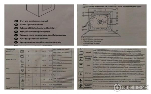 Whirlpool духовой шкаф инструкция режимы духовки