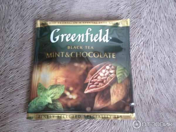 Чай Greenfield Mint and Chocolate в пирамидках фото