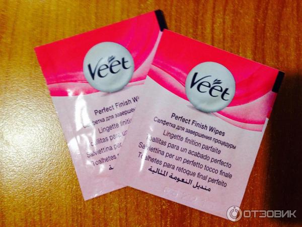 Восковые полоски Veet фото