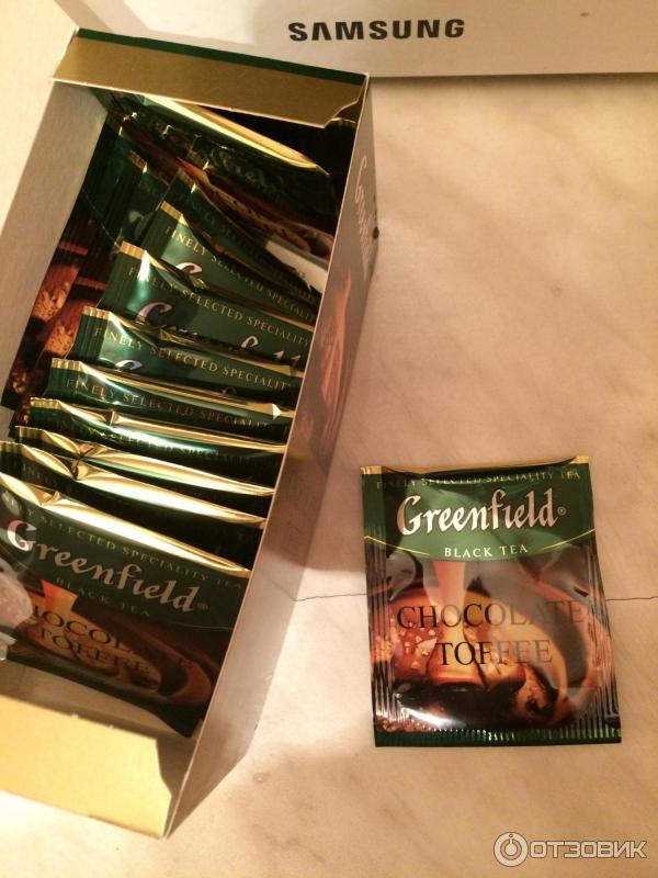 Чай Greenfield Chocolate Toffee в пакетиках фото