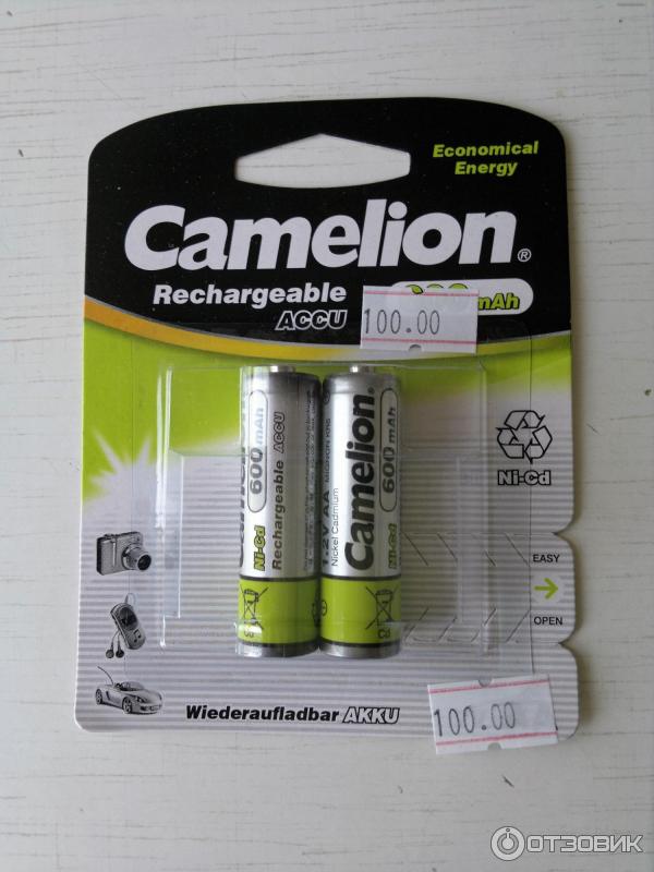 Аккумуляторные батареи Camelion 600 mah Ni-Cd фото