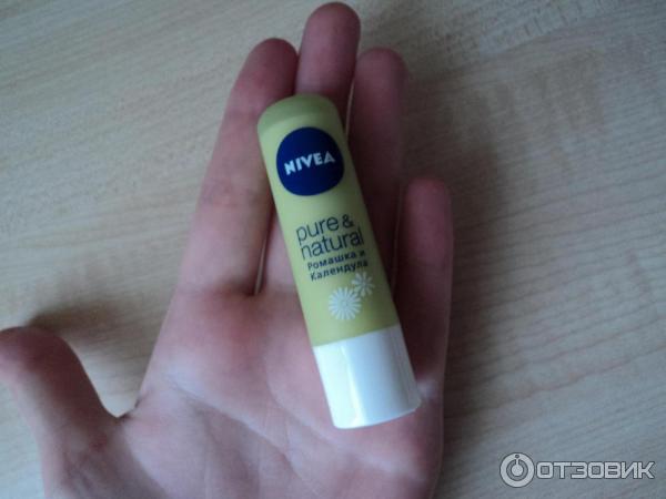 бальзам для губ ромашка и календула от Nivea