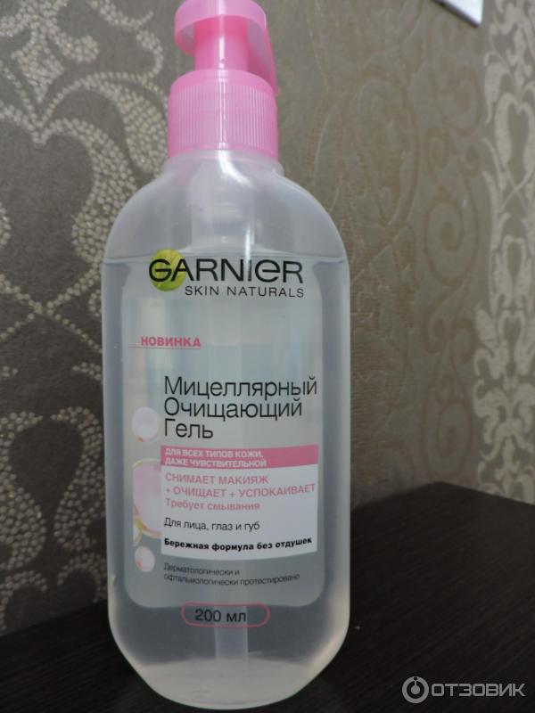 Мицеллярный очищающий гель Garnier Skin Naturals фото