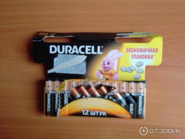 Батарейки Duracell AAA фото