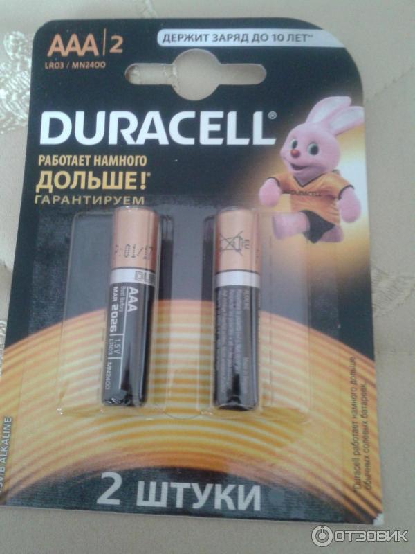 Батарейки Duracell AAA фото