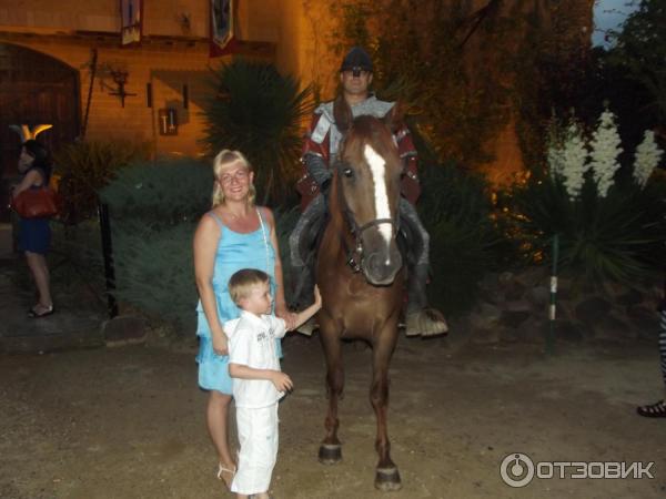 фото на память с рыцарем