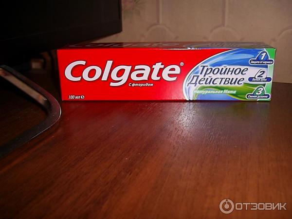 Зубная паста Colgate Тройное действие фото