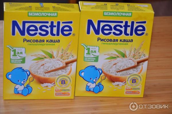 Сухие безмолочные каши Nestle Первая ступень фото