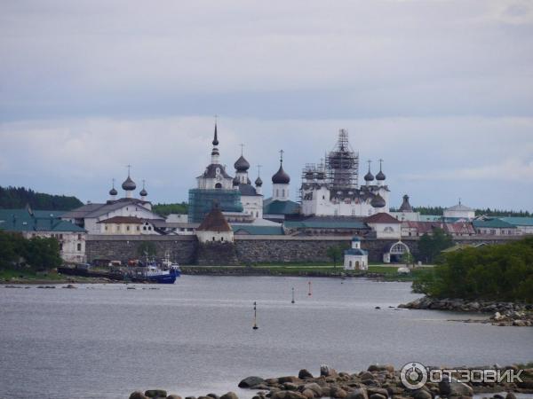 Подплываем к Соловкам