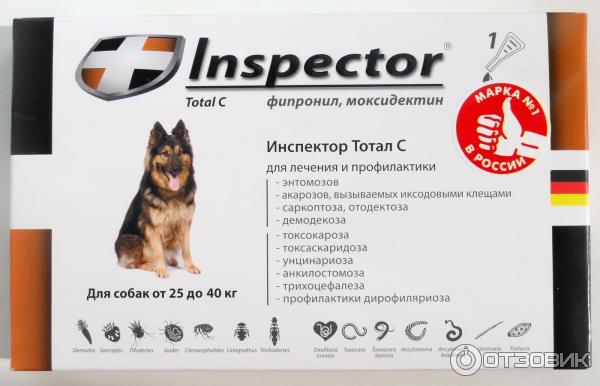 Инспектор для собак состав