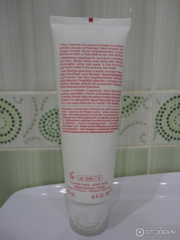 Пенка Clarins Gentle Foaming Cleanser With Cottonseed фото