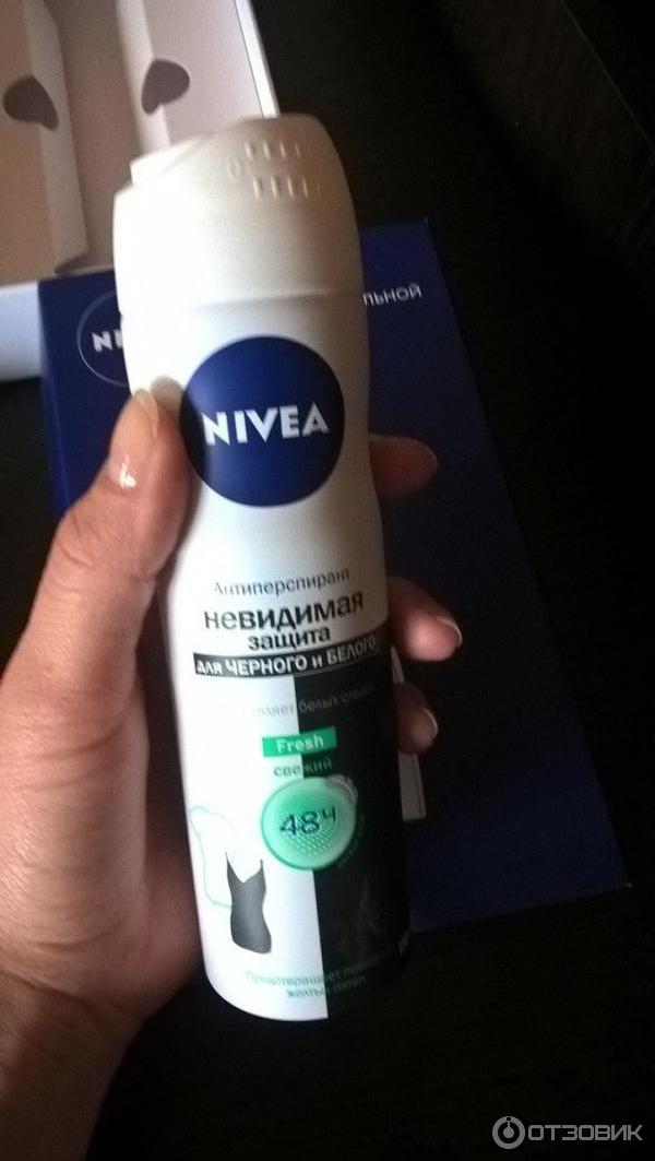 Антиперспирант-спрей Nivea Невидимая защита для черного и белого фото