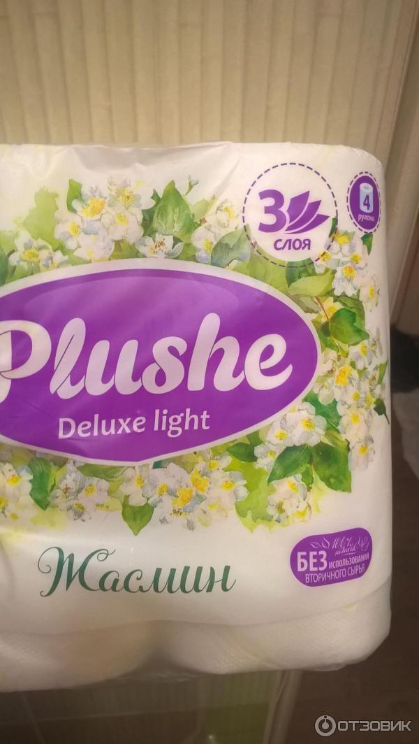 Туалетная бумага Plushe Deluxe light фото