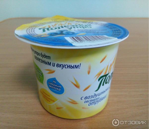 Продукт овсяный Полезное утро с овсяными отрубями фото