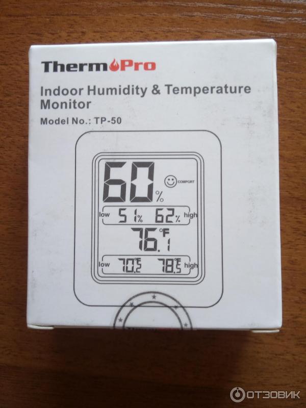 Цифровой гигрометр Thermopro TP50 фото