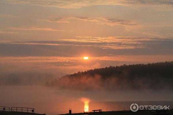 Встречали рассвет на базе отдыха Каравашка