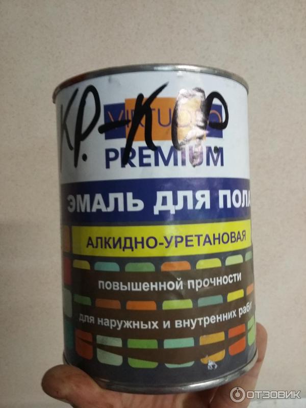 Отзыв о ЭмальVirtuoso Premium алкидно-уретановая для пола | Прочная ...