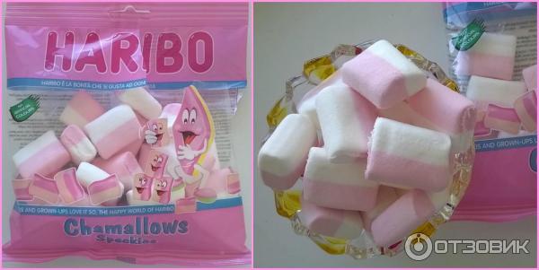 Жевательный зефир Haribo Chamallows Speckies фото