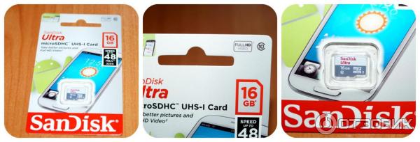 SanDisk Ultra microSDHC UHS-I 16GB