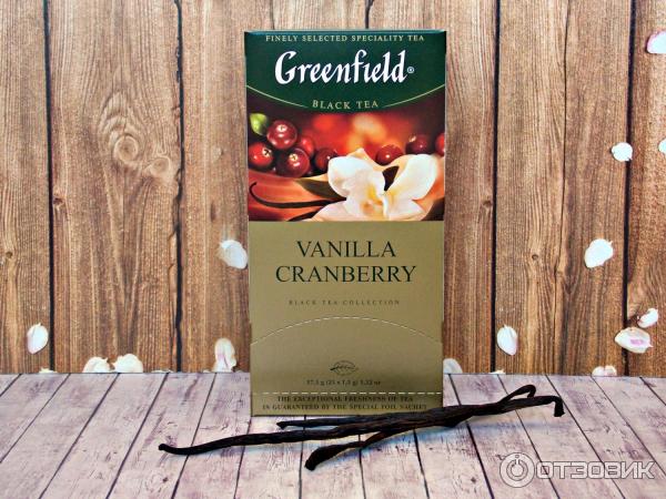 Гринфилд ваниль и клюква. Greenfield Vanilla Cranberry. Чай Greenfield с клюквой и ванилью. Чай Гринфилд Ванилла Крэнберри 25 пак.